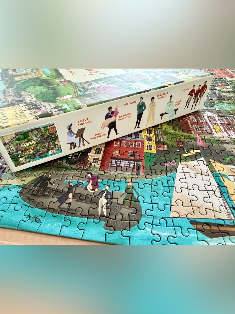 The World of Jane Austen Art Print Puzzle- 1000 Pieces - Picture 6 of 13